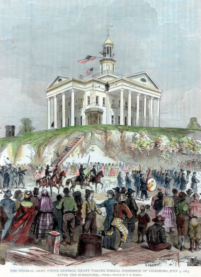 Capture of Vicksburg, Mississippi, by the Union Army, American Civil War, 4 July 1863 by Unbekannt