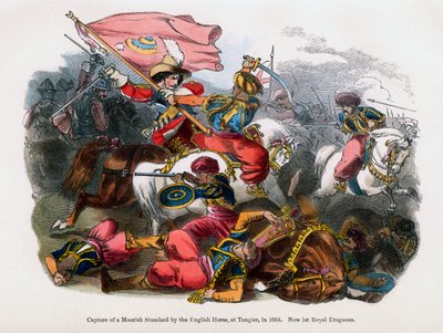 Capture of a Moorish Standard by the English Horse at Tangier by Unbekannt