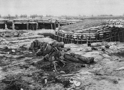 Captured Russian position, Melkov, Poland, World War I, 20 July 1915 by Unbekannt