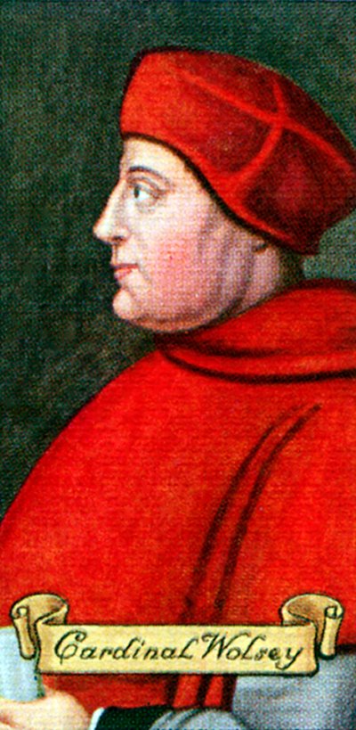 Cardinal Wolsey, taken from a series of cigarette cards, 1935 by Unbekannt