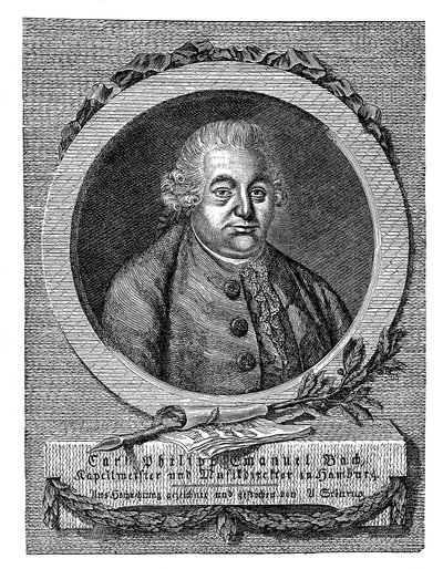 Carl Philip Emanuel Bach, German Composer and Musician by Unbekannt