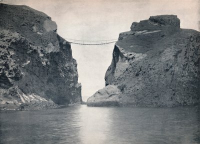 Carrick-A-Rede - The Rope Bridge Across the Chasm by Unbekannt