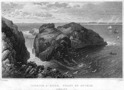 Carrick-A-Rede, Coast of Antrim, Ireland by Unbekannt
