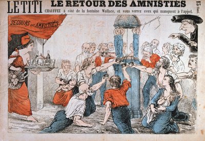 Cartoon, Paris Commune, 1871 by Unbekannt