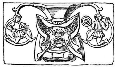 Carving of a Woman Wearing a Horned Headdress by Unbekannt
