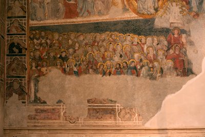 Cathedral (Catedral de Santa María). The Cloister. The Chapel (San Blas). Wall Paintings. by Unbekannt