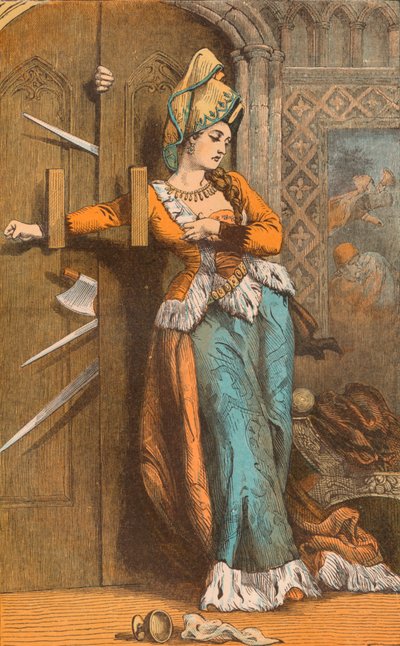 Catherine Douglas Barring the Door, 15th Century, c1910 by Unbekannt
