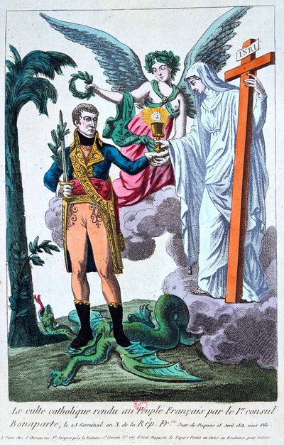 Catholic Worship Returned to the French People by 1st Consul Bonaparte by Unbekannt