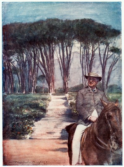 Cecil Rhodes, English-born South African Entrepreneur and Statesman, c1900 by Unbekannt