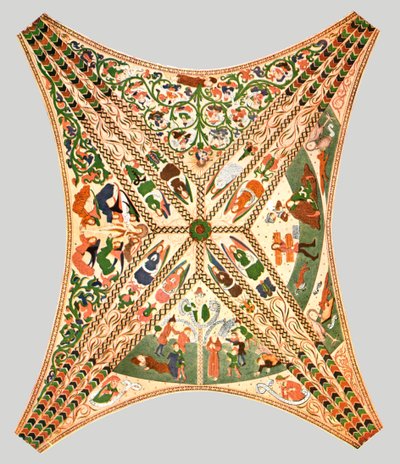 Ceiling Decoration in Floda Church, Flodafors, Södermanland County, Sweden by Unbekannt
