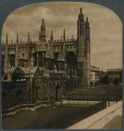 Celebrated Gothic Chapel of Kings College, Cambridge, England by Unbekannt