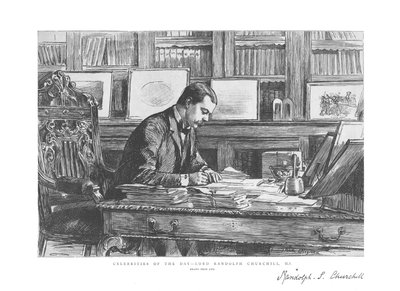 Celebrities of the Day - Lord Randolph Churchill, M.P. by Unbekannt