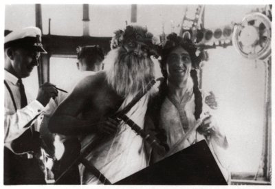Ceremony Celebrating the Crossing of the Equator on Board the Airship Graf Zeppelin, 1930 by Unbekannt