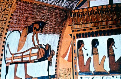 Chapel Interior, Anubis, Thebes, Egypt by Unbekannt