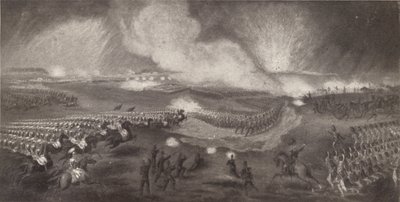 Charge of the British Troops on the Road to Windlesham, April 24, 1854 by Unbekannt