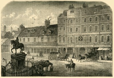 Charing Cross from Northumberland House in 1750 by Unbekannt