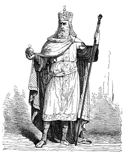 Charlemagne, King of the Franks and Holy Roman Emperor by Unbekannt
