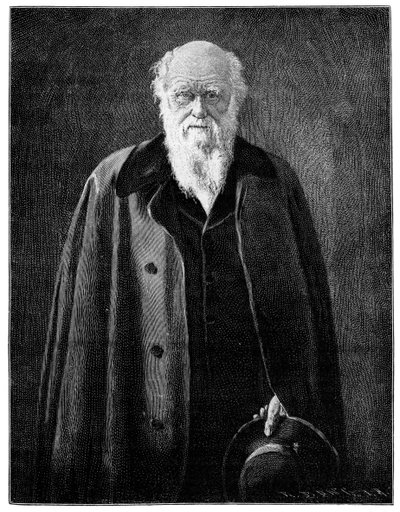 Charles Darwin, renowned naturalist and thinker, 1900 by Unbekannt