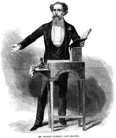 Charles Dickens Giving His Last Public Reading at St James