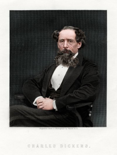 Charles Dickens, English Novelist and Journalist by Unbekannt