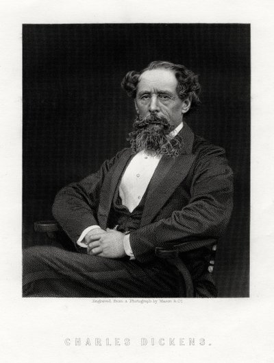 Charles Dickens, English Novelist and Journalist, 1876 by Unbekannt