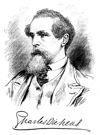 Charles Dickens, English novelist and journalist, c. 1860s by Unbekannt