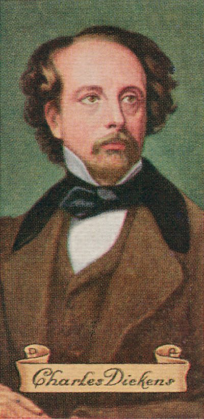 Charles Dickens, Taken from a Series of Cigarette Cards by Unbekannt