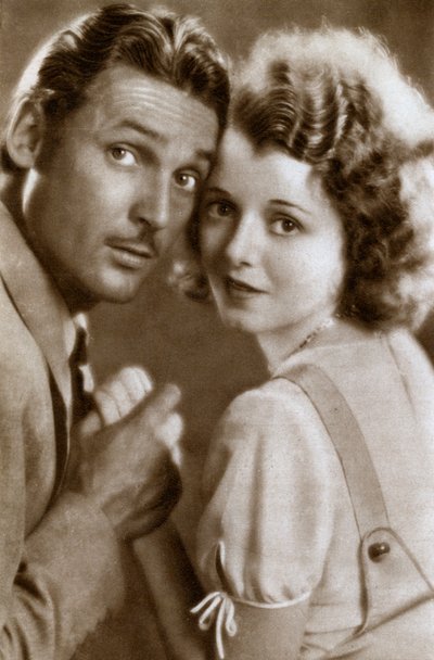 Charles Farrell and Janet Gaynor, American actors by Unbekannt