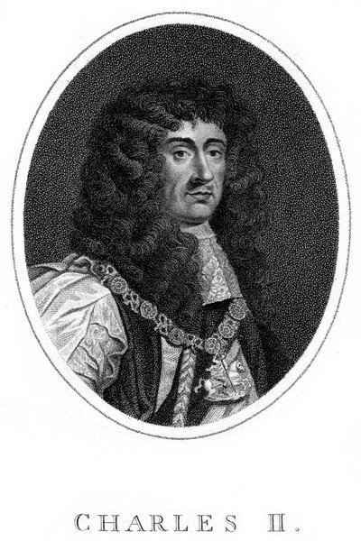 Charles II, King of England, Scotland and Ireland by Unbekannt