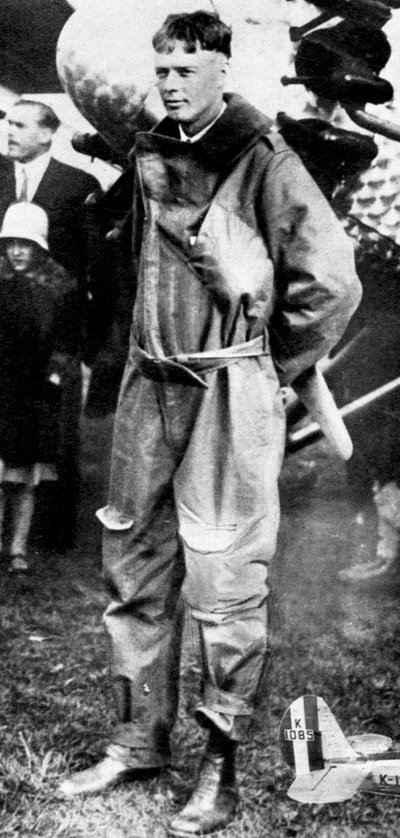 Charles Lindbergh, Record Breaking Aviator by Unbekannt