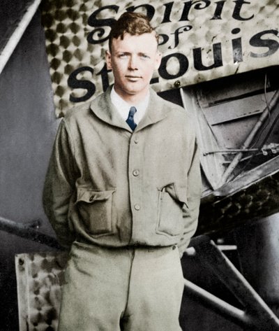 Charles Lindbergh, record breaking aviator by Unbekannt