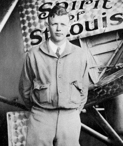 Charles Lindbergh, Record Breaking Aviator by Unbekannt