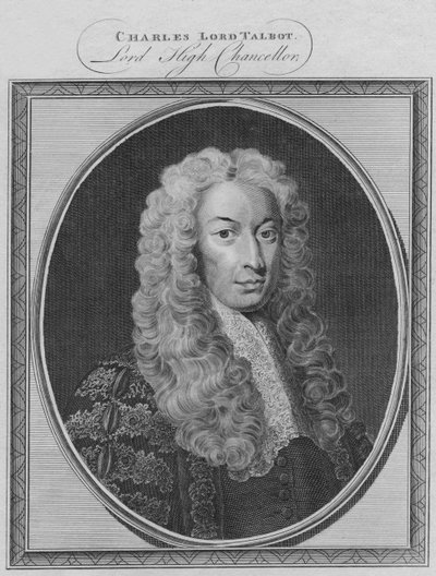 Charles Lord Talbot, Lord High Chancellor, 1786 by Unbekannt
