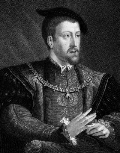 Charles V, King of Spain and Holy Roman Emperor from 1519 by Unbekannt