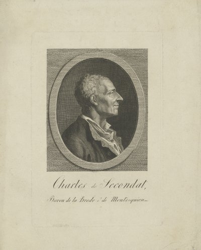 Charles de Secondat, Baron de Montesquieu by Unbekannt