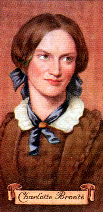 Charlotte Bronte, Taken from a Series of Cigarette Cards by Unbekannt