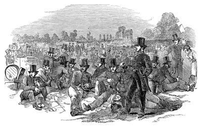Chartist Agitation, the Police Force on Bonners Fields, 1848, 1900 by Unbekannt
