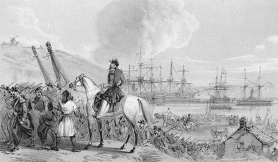Cherson - Cossack Bay. French Landing Place and Depot by Unbekannt