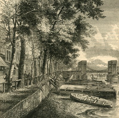 Cheyne Walk and Cadogan Pier, c1876 by Unbekannt