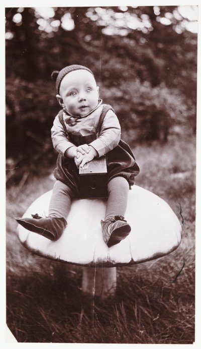 Child with a Brownie camera, c 1900 by Unbekannt