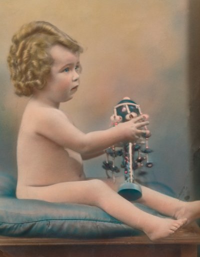 Child with Toy, c1920 by Unbekannt