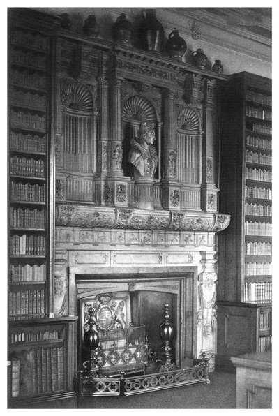 Chimney piece of the Library at Windsor Castle by Unbekannt