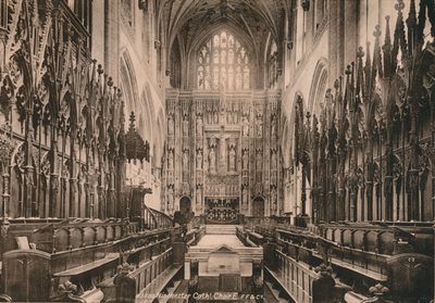 Choir of Winchester Cathedral, Hampshire, early 20th century by Unbekannt