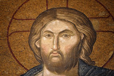 Chora Church Museum: Jesus Pantocrator Mosaic, Istanbul, Turkey by Unbekannt