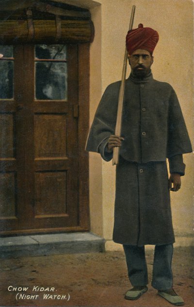 Chow Kidar Night Watch, c1910 by Unbekannt