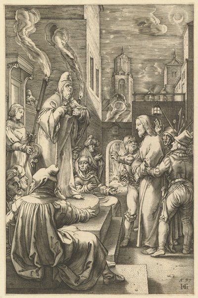 Christ Before Caiaphas, from The Passion of Christ by Unbekannt