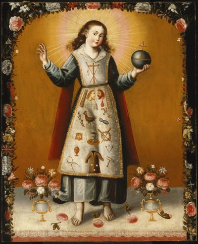 Christ Child with Passion Symbols, Second Half of the 17th Century by Unbekannt