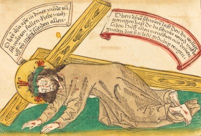 Christ Falling Under the Weight of the Cross by Unbekannt