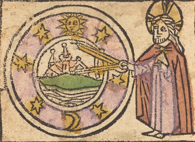 Christ Measuring the Globe by Unbekannt
