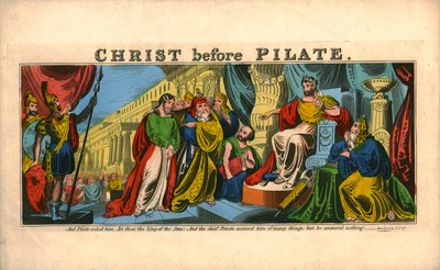 Christ before Pilate by Unbekannt